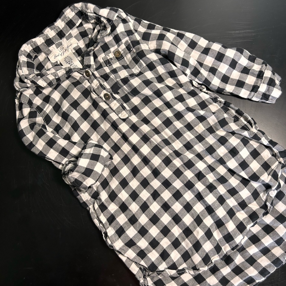 Buffalo check shirt dress 2T